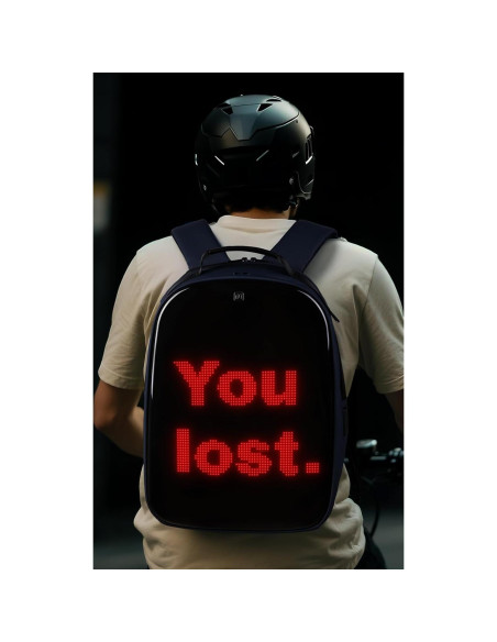 Mochila Gelrova LuminaPack X1 LED Antirrobo 20-25L Azul