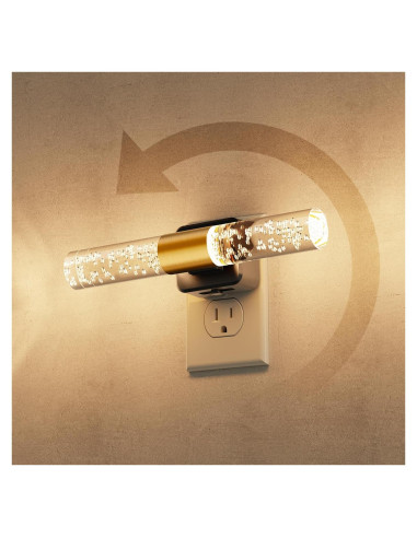 Luz Nocturna LED Regulable 100LM L LOHAS con Sensor 3000K