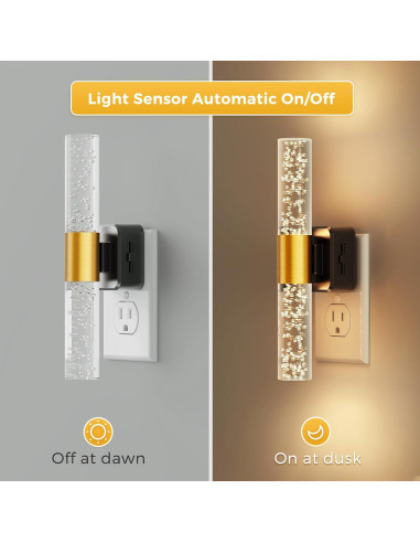 Luz Nocturna LED Regulable 100LM L LOHAS con Sensor 3000K