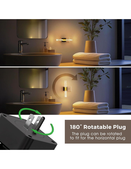 Luz Nocturna LED Regulable 100LM L LOHAS con Sensor 3000K