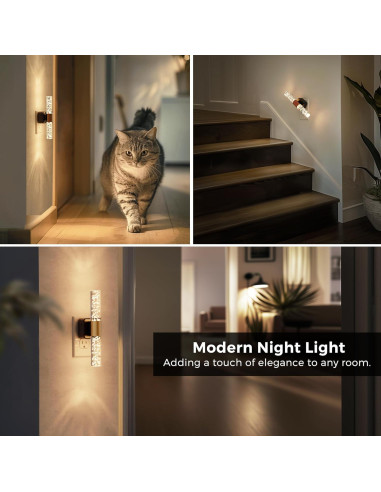 Luz Nocturna LED Regulable 100LM L LOHAS con Sensor 3000K