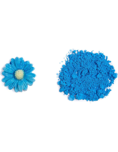 Polvo Comestible Petal Dust Azul Neón Brillante 4g - Brilla en la Oscuridad