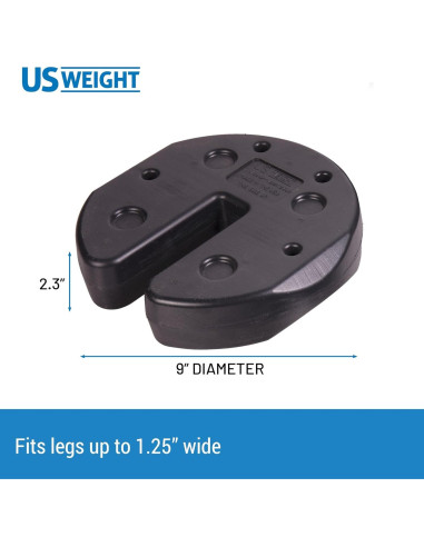 Mesa Plegable Ajustable Lifetime 80160 + Pesas Carpa 18 kg