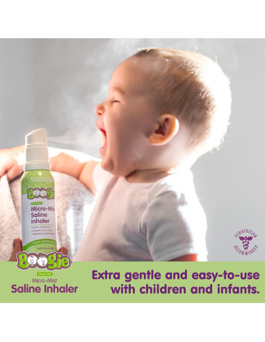 Inhalador Salino Boogie Micro-Mist 48 g - Alivio Congestión Nasal