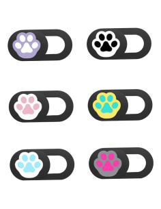 Juego de 6 Cubiertas de Privacidad para Webcam DIYEAH - Garra de Gato