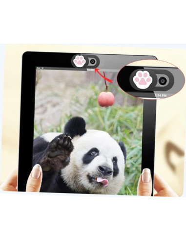 Juego de 6 Cubiertas de Privacidad para Webcam DIYEAH - Garra de Gato