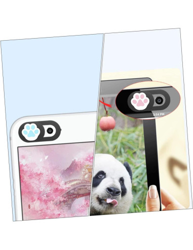 Juego de 6 Cubiertas de Privacidad para Webcam DIYEAH - Garra de Gato