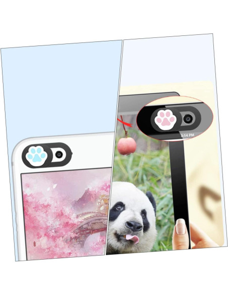 Juego de 6 Cubiertas de Privacidad para Webcam DIYEAH - Garra de Gato