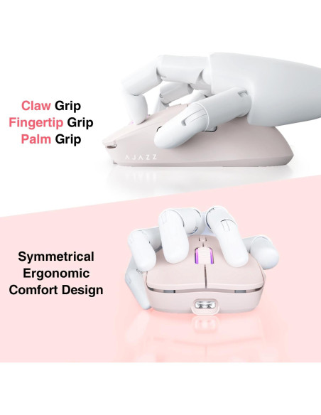 Ratón Gaming Inalámbrico Ajazz AJ199 - 59g Ultra Ligero, Sensor PAW3395