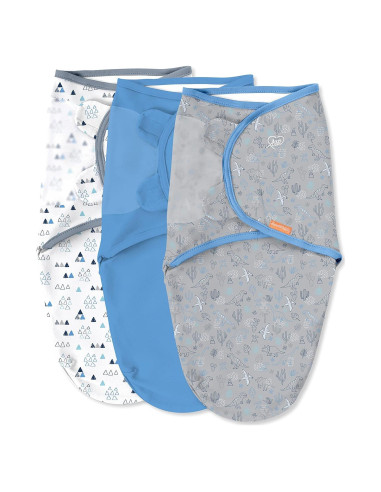 SwaddleMe Swaddle Original 100% Algodón 0-3 Meses Paquete de 3