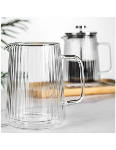 Cafetera Prensa Francesa Artezza Home 650ml Vidrio Borosilicato