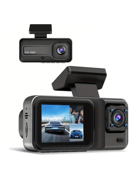 Cámara Dash Shkalacar RM Doble 1080P con Visión Nocturna