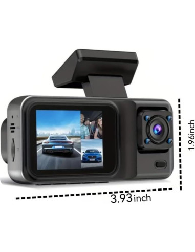 Cámara Dash Shkalacar RM Doble 1080P con Visión Nocturna
