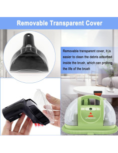 Cepillo de Reemplazo Bissell Little Green 1+2 Negro 2