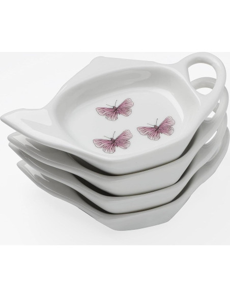 Juego de 6 posavasos de cerámica Sailench para té 12 cm