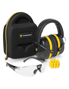 TradeSmart Protección Auditiva y Gafas para Tiro NRR 28