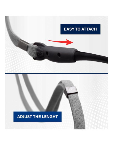 Soporte para Gafas SIGONNA - Cordón Ajustable 58 cm - 4 Colores