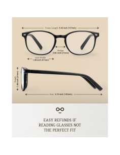 Paquete de 5 Gafas de Lectura JOLISU con Bloqueo de Luz Azul 2