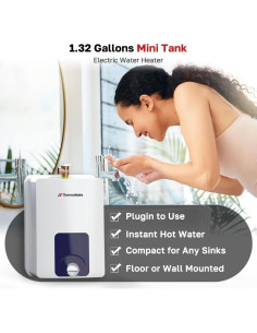 Calentador de Agua Eléctrico ThermoMate ES150B 4.99L Bajo Fregadero 2