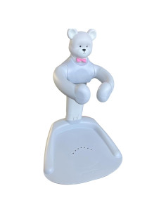 Soporte de Ducha para Bebé Ajustable Oso Gris 6-36 Meses