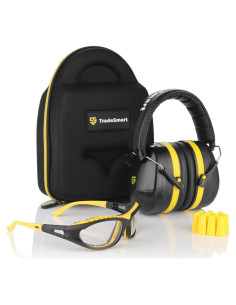TradeSmart Protección Auditiva y Gafas para Tiro NRR 28