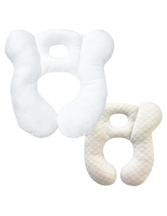 Almohada de Viaje ZHOMA para Bebés - Diseño en U, Algodón, 26.9 cm