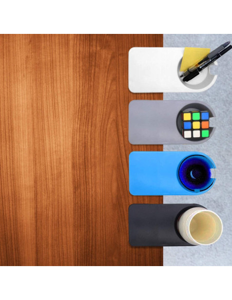 Soporte de Taza Clip Dirza para Mesa Oficina Negro