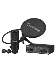 Paquete de Podcast Steinberg IXO12 con Micrófono y Software