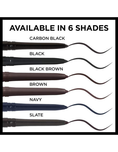 Lápiz de Ojos Mecánico L'Oreal Infallible Negro 2 Cuentas