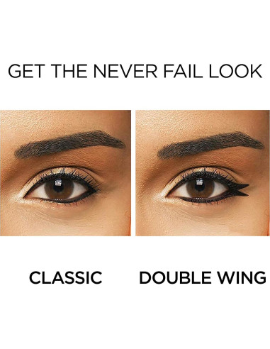 Lápiz de Ojos Mecánico L'Oreal Infallible Negro 2 Cuentas