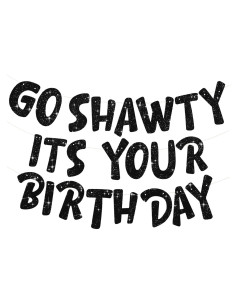 Banner Feliz Cumpleaños BEISHIDA Negro Brillante 2 Piezas