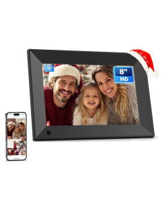 Marco de Fotos Digital Arktronic 8" HD WiFi 16GB Negro