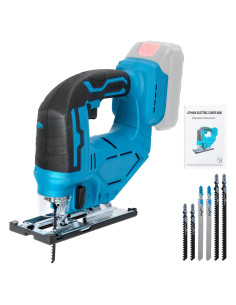 Sierra de calar eléctrica UDIYO 18V 750W con 6 hojas