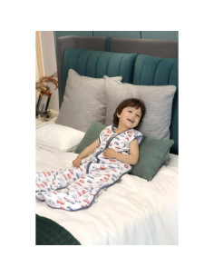 Saco de Sueño TADO MUSLIN 1.0 TOG para Bebé 2-4 Años Coches 2