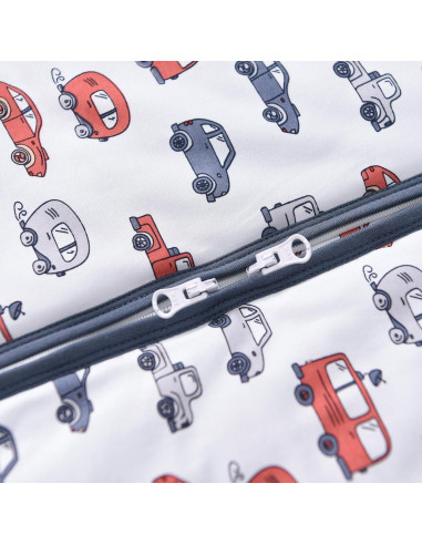Saco de Sueño TADO MUSLIN 1.0 TOG para Bebé 2-4 Años Coches