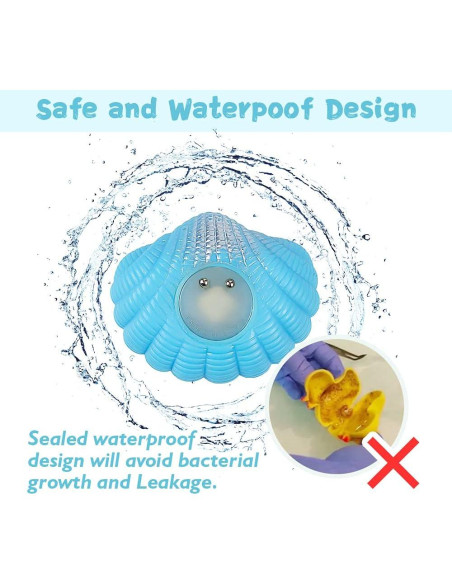 Juguetes de Baño Woby para Niños 1-3 Años con Luz LED