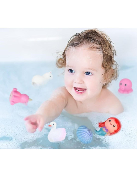 Juguetes de Baño Woby para Niños 1-3 Años con Luz LED