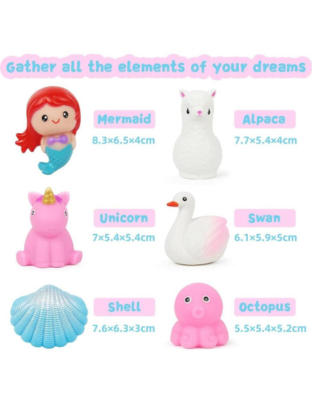 Juguetes de Baño Woby para Niños 1-3 Años con Luz LED