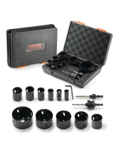Kit de Sierras de Corona VEVOR 11 Piezas Bi Metal 1.9 a 7.6 cm