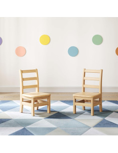 Sillas Escolares de Madera Fundaciones 10" (25.4 cm) - Paquete de 2 2