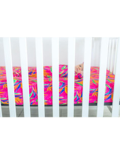 Hoja de Cuna Ajustada Florida Kid Co. Ave del Paraíso 132x72cm 2