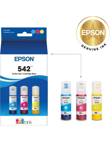 Tinta Epson EcoTank T542520-S Botella Ultra Alta Capacidad
