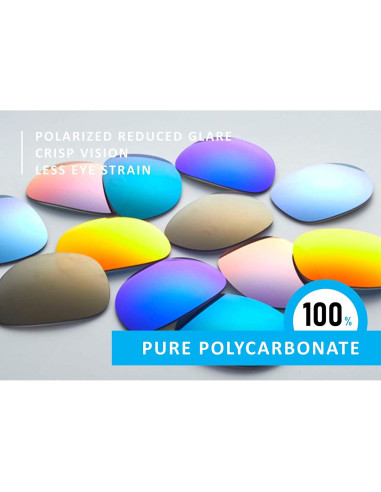 Lentes de Reemplazo Polarizados LenzFlip para Oakley Fives Squared