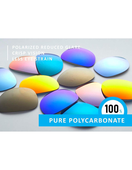 Lentes de Reemplazo Polarizados LenzFlip para Oakley Fives Squared