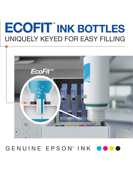 Botella de Tinta Negra Epson 522 EcoTank Ultra Alta Capacidad (Paquete de 2)