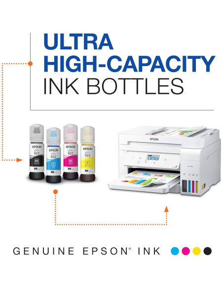 Botella de Tinta Negra Epson 522 EcoTank Ultra Alta Capacidad (Paquete de 2)