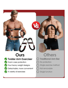 Entrenador de Brazos Twister CIRQUISTA Ajustable 22.68-59.87kg 2