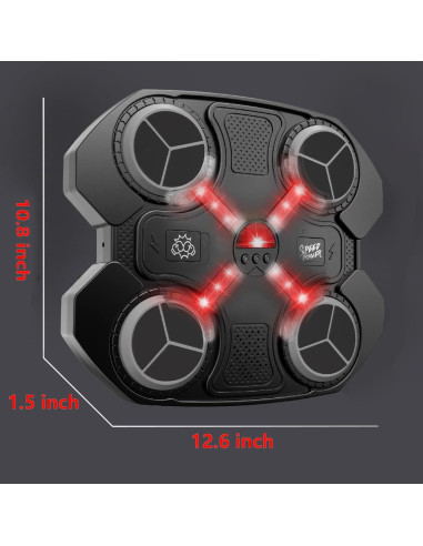 Máquina de Boxeo Musical NOTLZPLS QQ001-1 para Niños