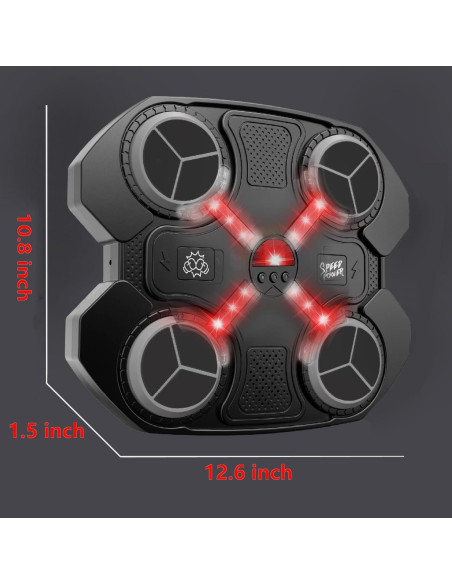 Máquina de Boxeo Musical NOTLZPLS QQ001-1 para Niños