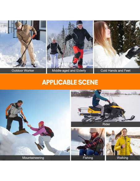 Calcetines Calentados HONGYI XY-9801C Unisex 8 Horas